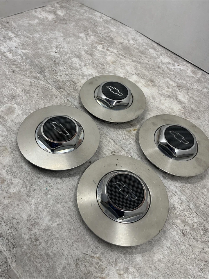 1998-2007 Chevrolet Monte Carlo Wheel Center Cap Set of 4 OEM BLEMISHED - Image 2 of 4