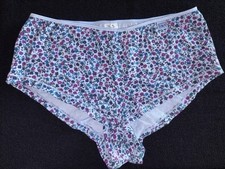 L.E.I LEI Floral Y2K Panties L Shortie Brief Cotton Bikini Underwear Early 2000