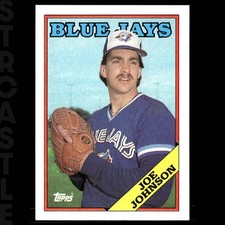 Joe Johnson 1988 Topps #347 Toronto Blue Jays ⚾ Baseball Card