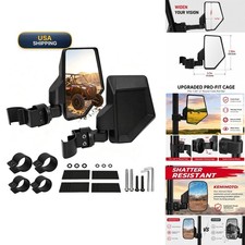 UTV Side Mirrors Ranger ETX 2015-2016 2 SEAT, 1.65"-2" Roll Bar Compatible
