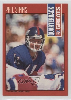 1992 General Electric Quarterback Greats Phil Simms #11 7mg