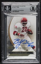 BAS 2012 Exquisite Collection 47/85 Billy Sims #51 BGS Authentic Auto 3c7