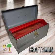 Vintage Craftsman Gray USA 18 x 9 x 8 Metal T...