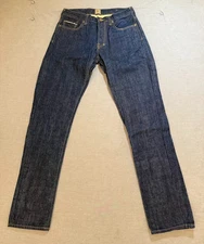 Prps Slim Jeans Mens 30 Blue Denim Straight Zip Pocketed Pocketed 30X32.