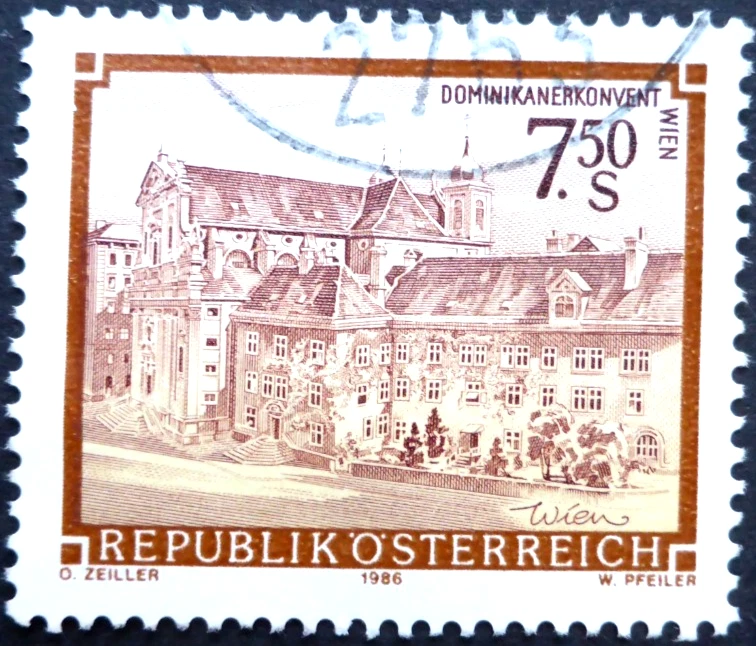 Österreich 1986, MI 1863, Dominikanerkonvent, gestempelt - Bild 1 von 1