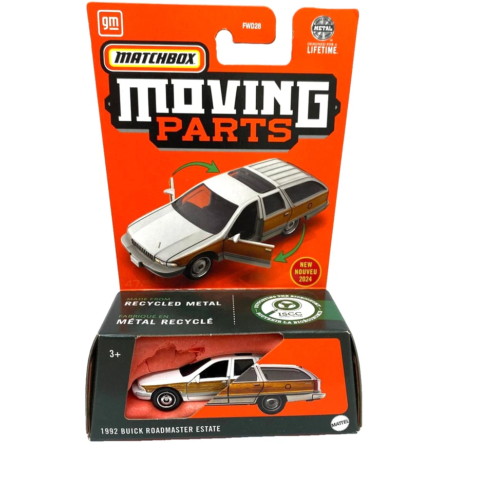 1992 Buick Roadmaster Estate Matchbox Moving Parts 2024 MB1467 1/64 HVM86 - Image 4 of 4