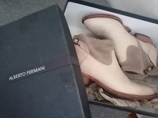 Alberto Fermani Stiefeletten Damen 37 1/2 Cre...