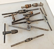 Lot of Vintage Tap and Die Wrenches Acorn Die Holders