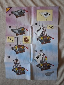 1992 LEGO 6261 RAFT RAIDERS COMPLETE SET WITH MANUAL