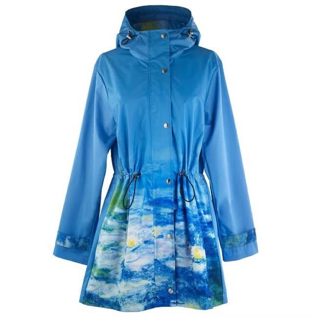 Galleria Raincoat Monet Waterlilies, Blue-image