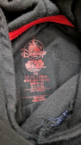 Disney Store Star Wars Kylo Ren Boys Costume Cape PJ Pajamas Long Sleeve 7/8 - Picture 6 of 9
