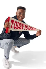 Authentic Chick-fil-A Pennant Red & White Wool Banner “Today Is Good”