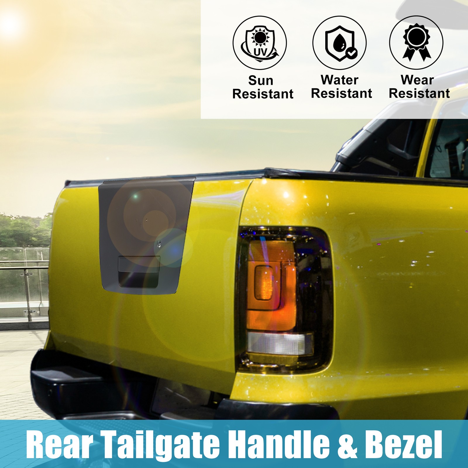 Pack of 1 for Nissan Titan 04-12 Rear Tailgate Handle Lever Liftgate 906067S200