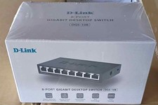 3-DAY SALE ONLY Ends WED - D-LINK, 8-Port Gigabit Desktop Switch DGS-108 Sealed