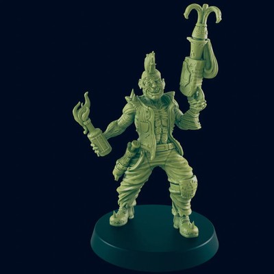 Deranged Male Mutant - Beyond the Badlands - EC3D - Wasteland Terrain Wargaming 
