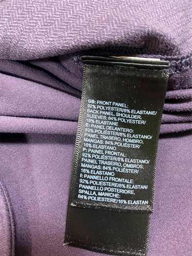 THE NORTH FACE Flash Dry Scoop Neck Purple Athletic Shirt Women's Small Petite - Picture 11 of 11