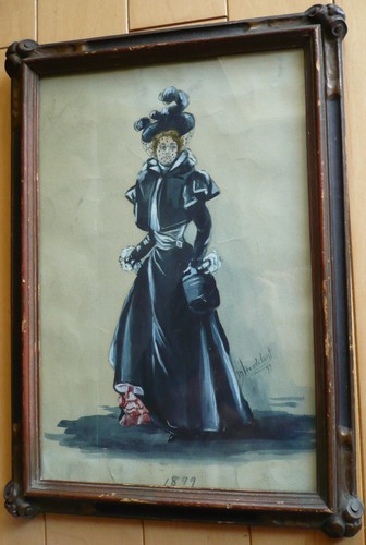 OLD RARE 19th Century ANTIQUE EARLY CALIFORNIA FASHION 1899, MINETTE HASLEHURST - Picture 2 of 10