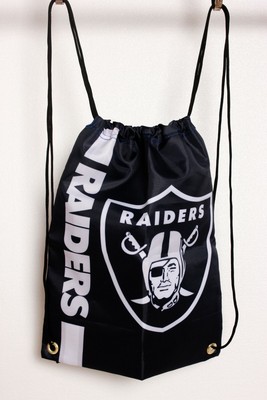 raiders drawstring backpack