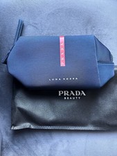Borsa PRADA Luna Rossa Navy Ecopelle Trucco Rasatura Pronta Spedizione ✅  