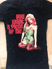 Britney Spears “You Want A Piece Of Me”  2017. Tour T Shirt Med W/Glitter