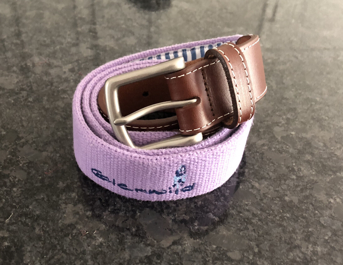 purple golf belt