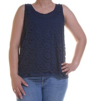 Charter Club Lace Overlay Tank Top Size M on sale Charter Club Lace Overlay Tank Top Size M on sale