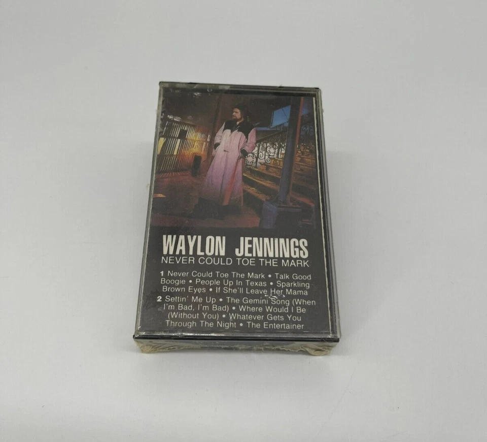 WAYLON JENNINGS -- Never Could Toe The Mark (CASSETTE TAPE / RCA 5017) Sealed!!! - Image 2 of 4