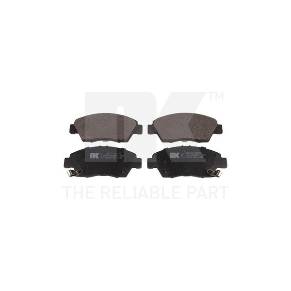 Bremsbelagsatz, Scheibenbremse NK 222626 FüR Honda, Vorderachse-image