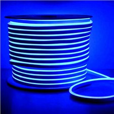 100ft LED Strip Neon Light Waterproof 12V Flexible Sign Tube Rope DIY Lighting