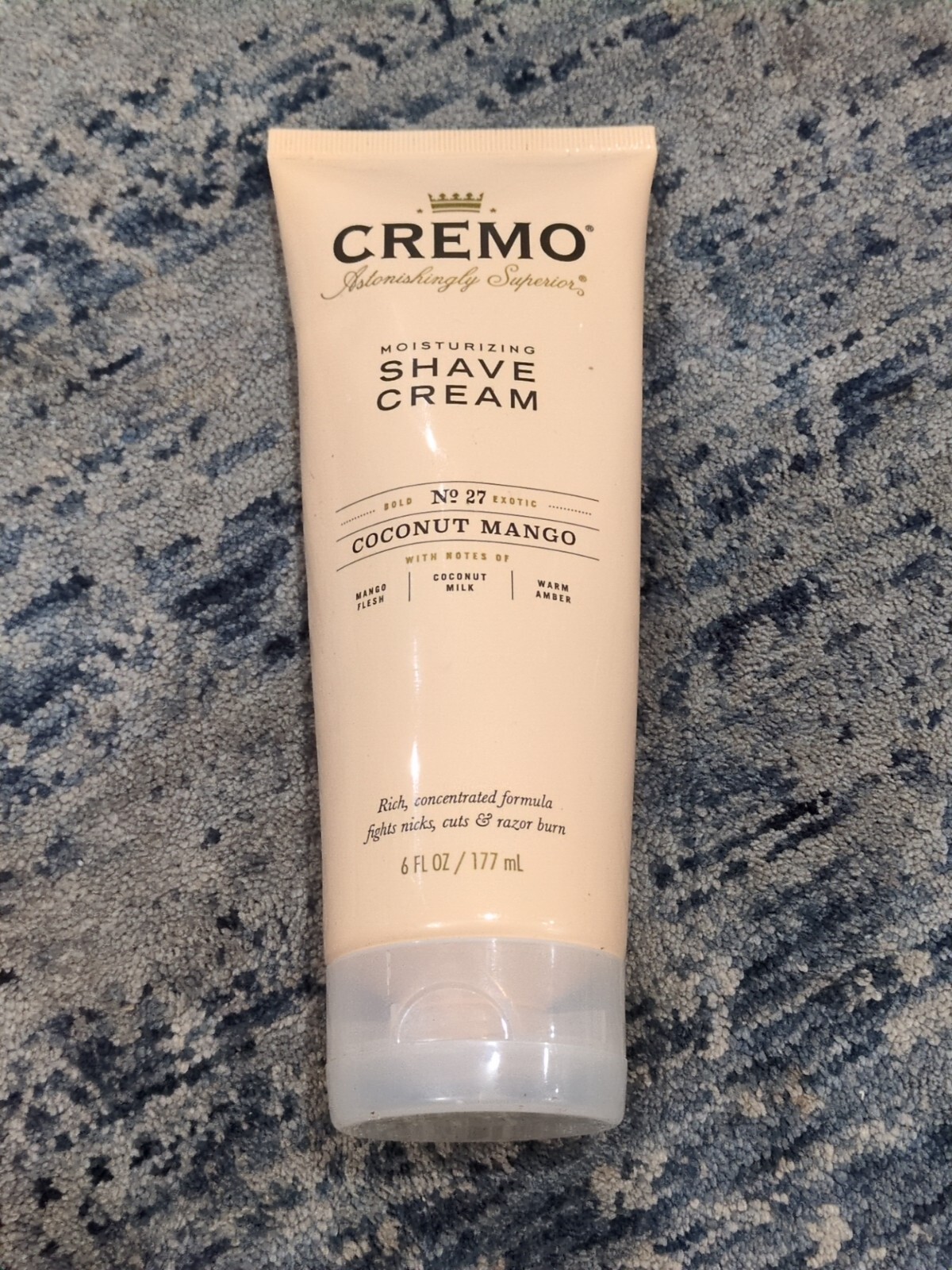 Cremo Moisturizing Shave Cream Coconut Mango  6oz.