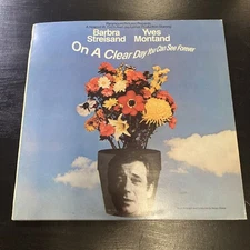 Streisand/Montand-On A Clear Day You Can See For 1970 S-30086 Vinyl 12'' Vintage