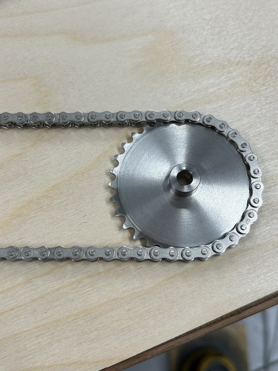 QTY 1 W. M. BERG STAINLESS STEEL SPROCKET FOR MOTOR SHAFT