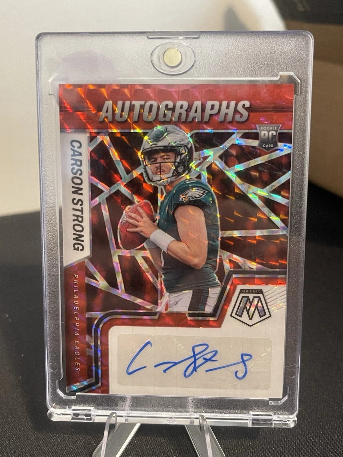 Carson Strong trading card