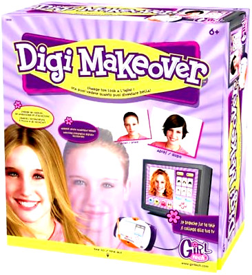 Digi Girls Hair Styles Makeup Makeover Fun Plug Play Console Virtual Photo Booth