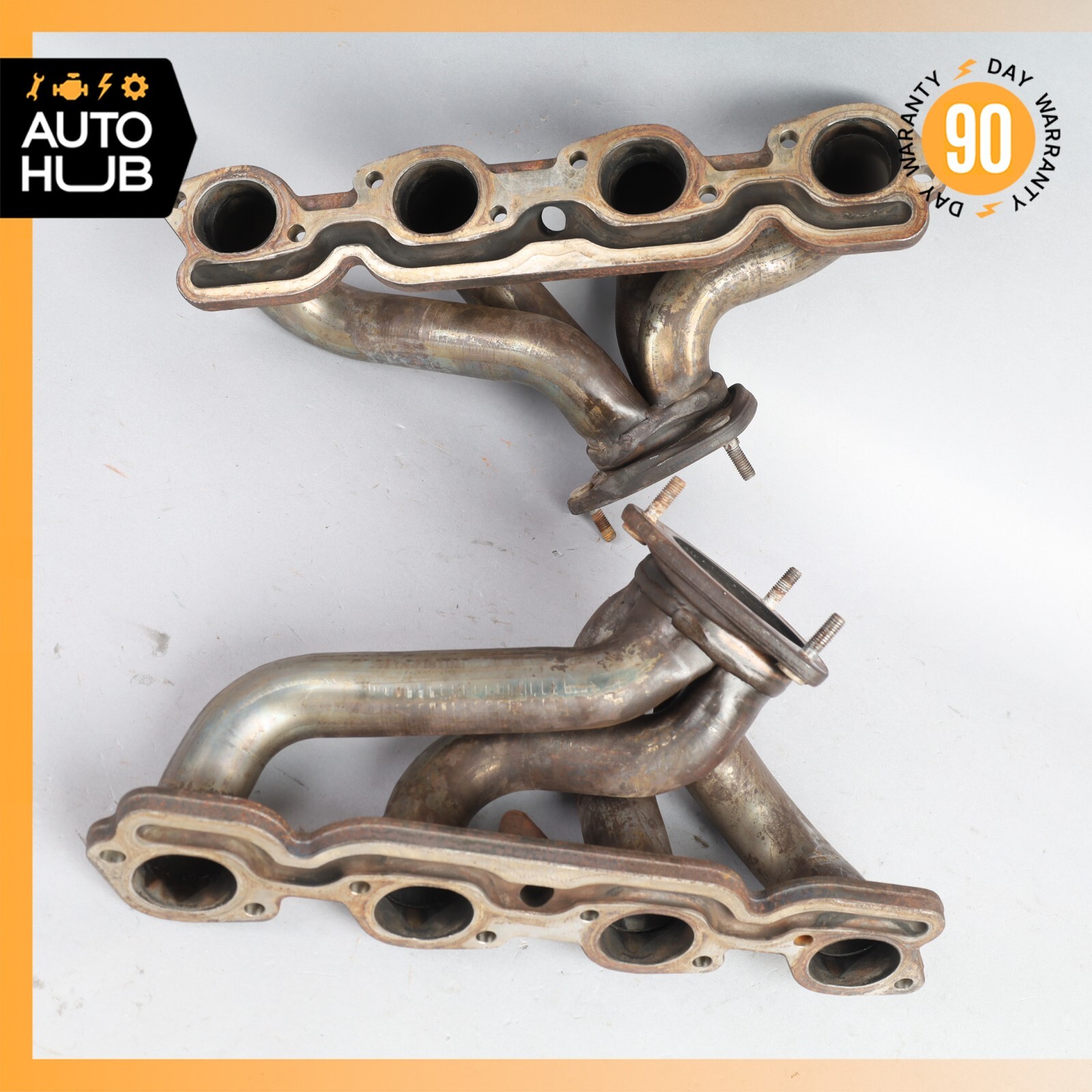 04-19 Maserati Quattroporte M139 Exhaust Manifold Right & Left Side Set OEM