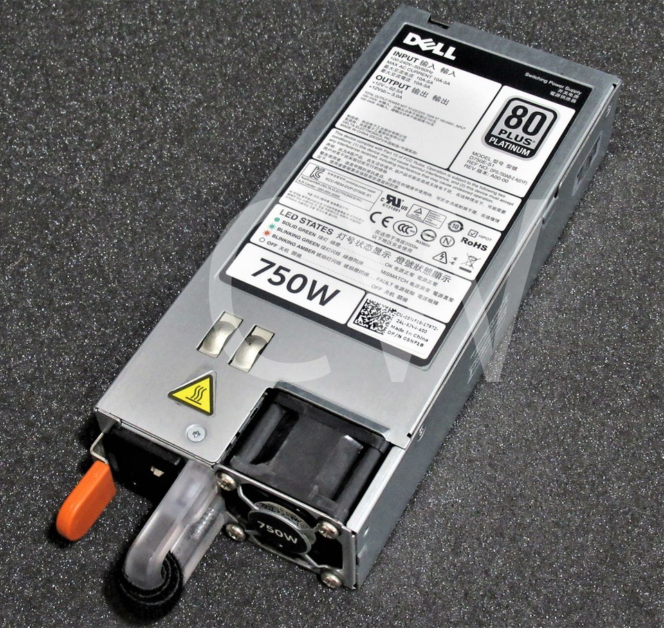 original-750w-for-poweredge-t320-t420-r520-r620-r720-r7... 5NF18 05NF18 Dell 750 W Power Supply For POWEREDGE R820 R720 R620 R520 ...