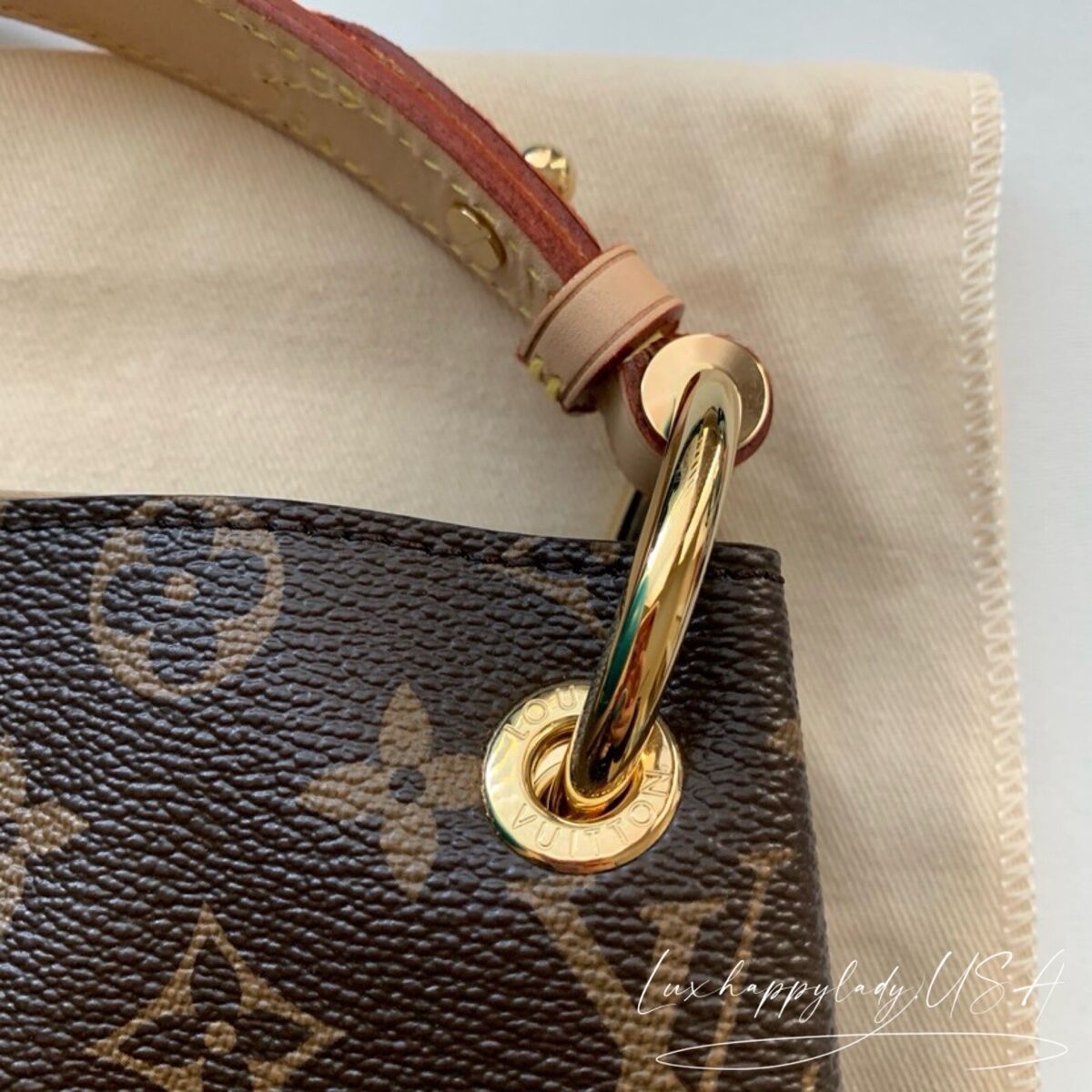 Louis Vuitton Graceful Tote PM Brown Canvas for sale online Louis Vuitton Graceful Tote PM Brown Canvas for sale online
