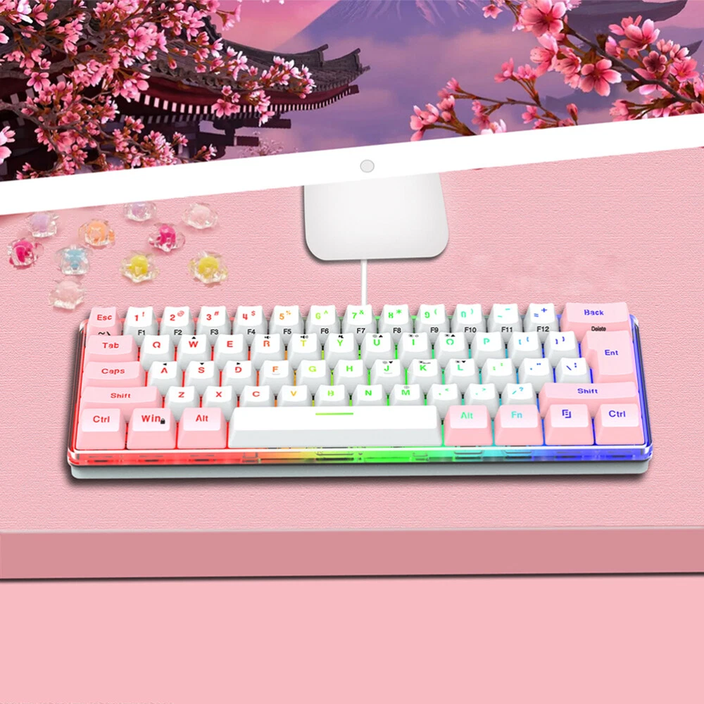 Mechanical Keyboard Gaming Compact 61 Professional Entertainment