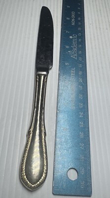 Farberware Breeze Gold Silverware Flatware Dinner Knife Gold Electroplate