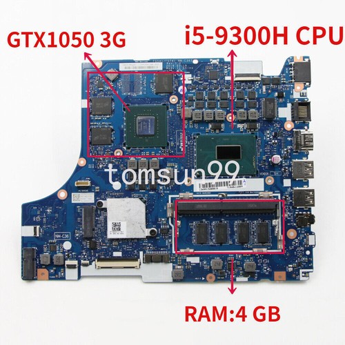 For Lenovo L340-15IRH Motherboard NM-C362 W/ I5/I7 CPU GTX1050/1060 3G/4G RAM - Afbeelding 7 van 13