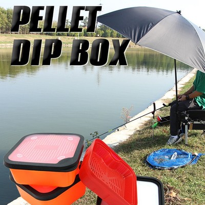 2in1 PELLET STRAINER With inner frame for draining carp fishing Redworm bait box