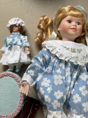 Vintage Gardening  Jessica Porcelain Doll Royalton Collection 9in Still Wrapped