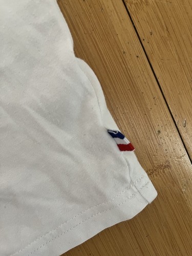 Le Coq Sportif Size M White T-shirt - Picture 4 of 9