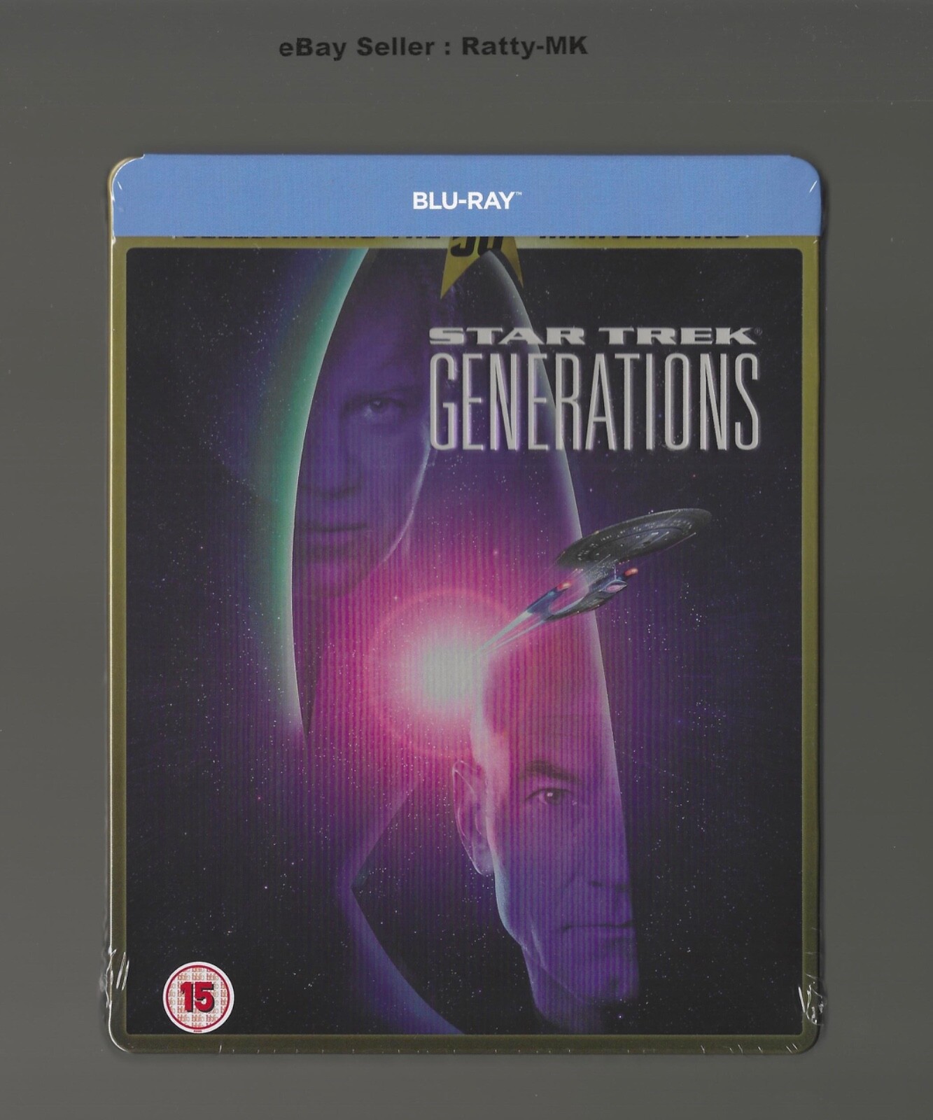 STAR TREK : GENERATIONS - UK EXCLUSIVE BLU RAY STEELBOOK - NEW & SEALED