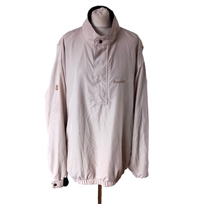 DRYJOYS BY FOOTJOY HALF ZIP GOLF WINDBREAKER WASSERABWEISEND TOP BEIGE XL