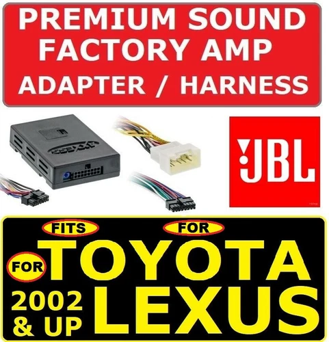 FOR 02 &UP TOYOTA-LEXUS CAR STEREO RADIO PREMIUM SOUND AMP ADAPTER JBL AXTO-TY1