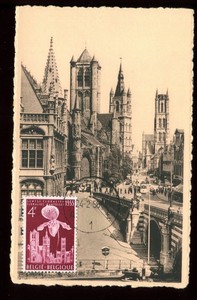 Belgique Carte Maximum 1956 Gand Eglise Saint Nicolas O 181 Ebay