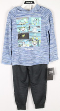 Hurley Toddler 2 Piece Set Hoodie Jogger Pants 2T Night Force Graphic H20 Dri