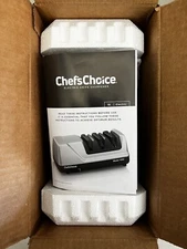 *1-Pack* Chef'sChoice Trizor Electric Knife Sharpener Brushed Metal 15XV