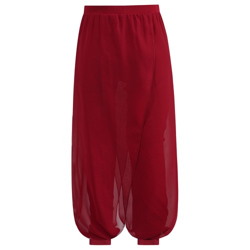Kids Girls Pants Halloween Dancewear Wide Leg Toursers Stage Costume Show Jazz - Picture 11 of 53